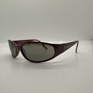 Vintage Bolle Coachwhip Stardust purple Wrap Shield Sunglasses Made in France